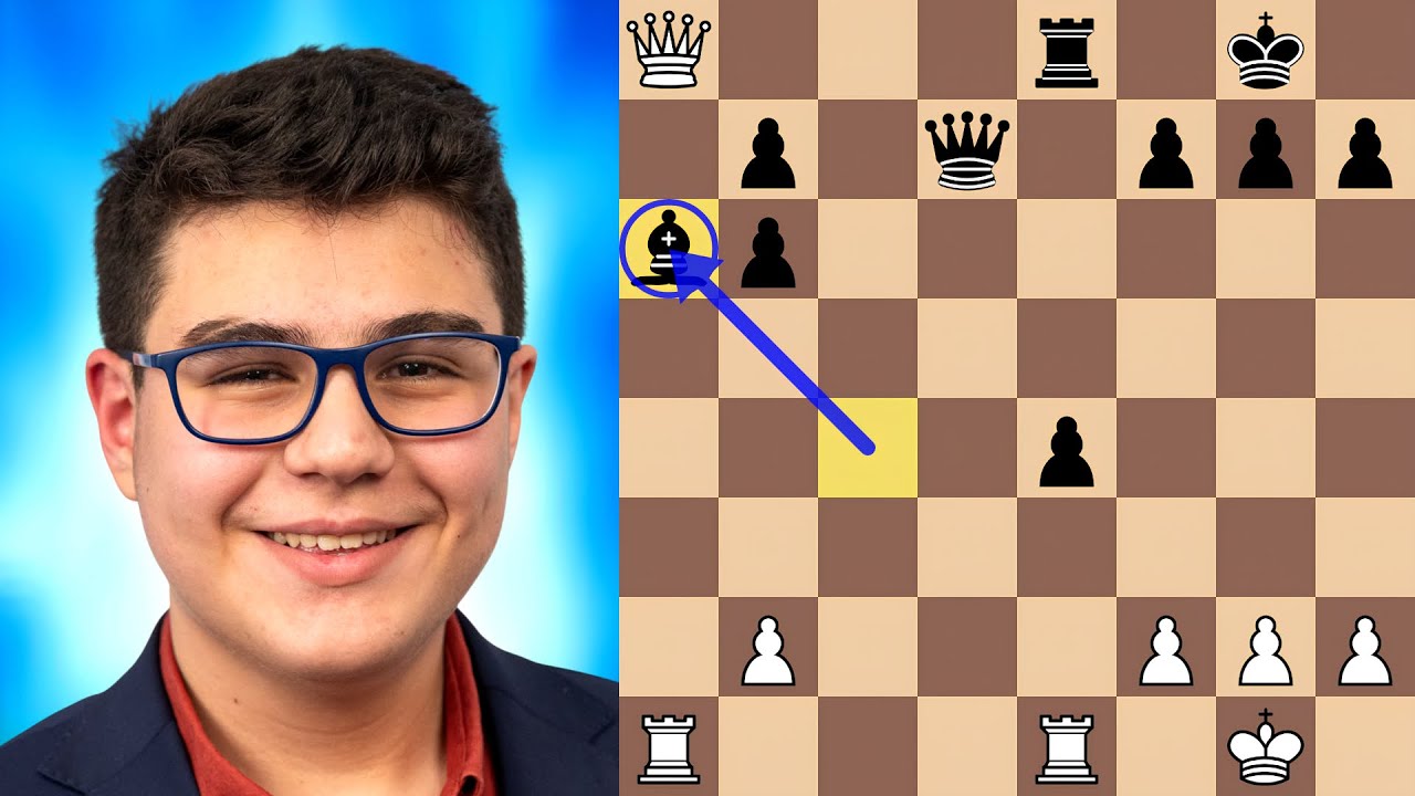 A Brilliant Chess Tactic!! - Erdogmus vs Gukesh