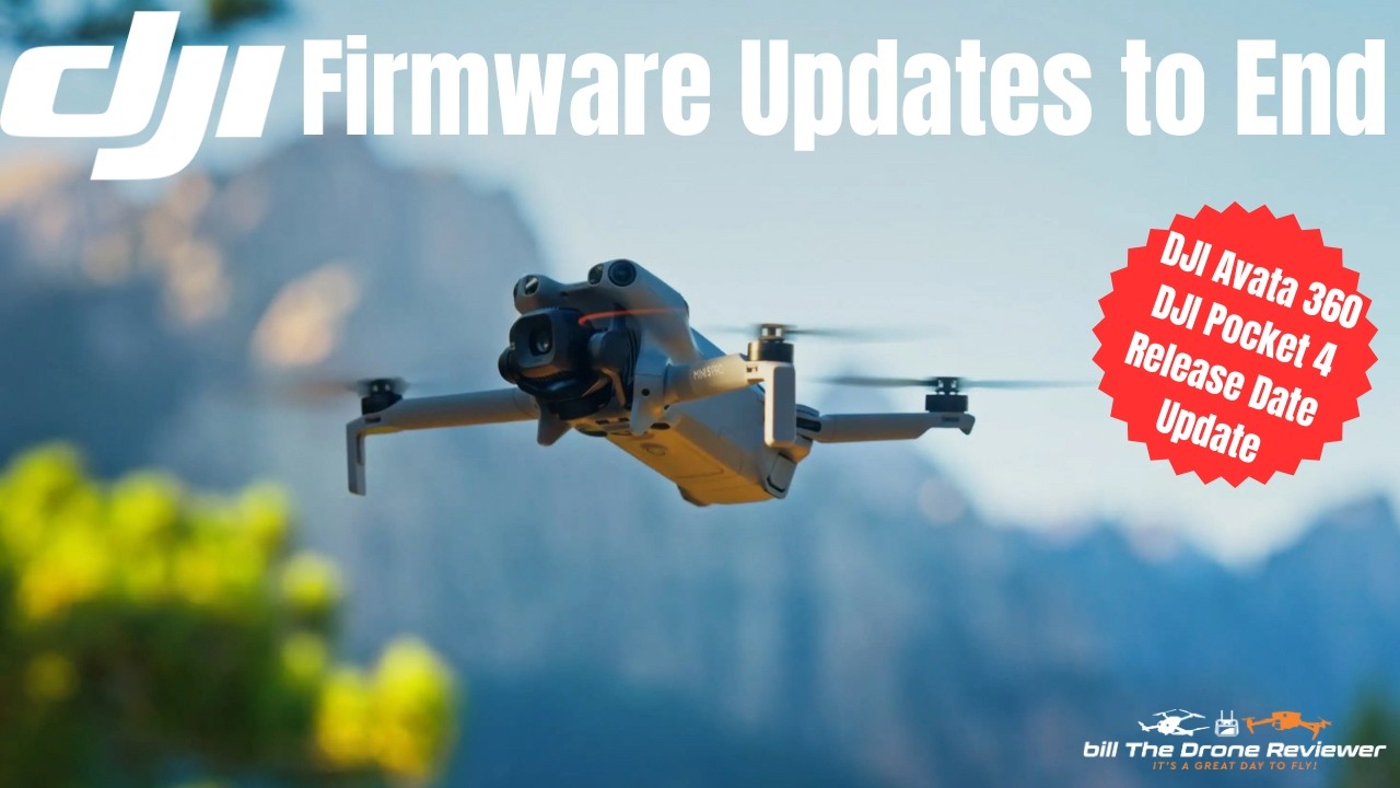 Обновления прошивки DJI прекратят свою работу.
