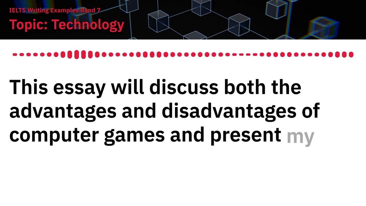IELTS Writing Examples Band 7: Technology