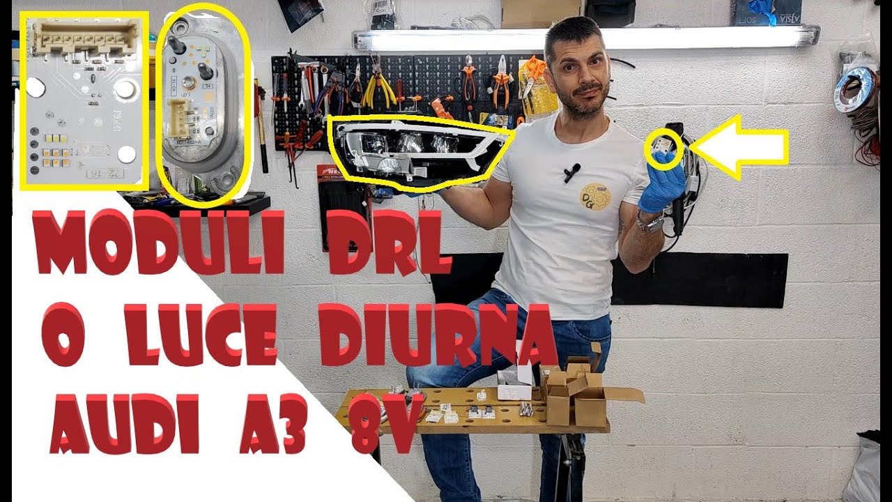 Facciamo chiarezza sui moduli DRL o LUCE DIURNA AUDI A3 8V