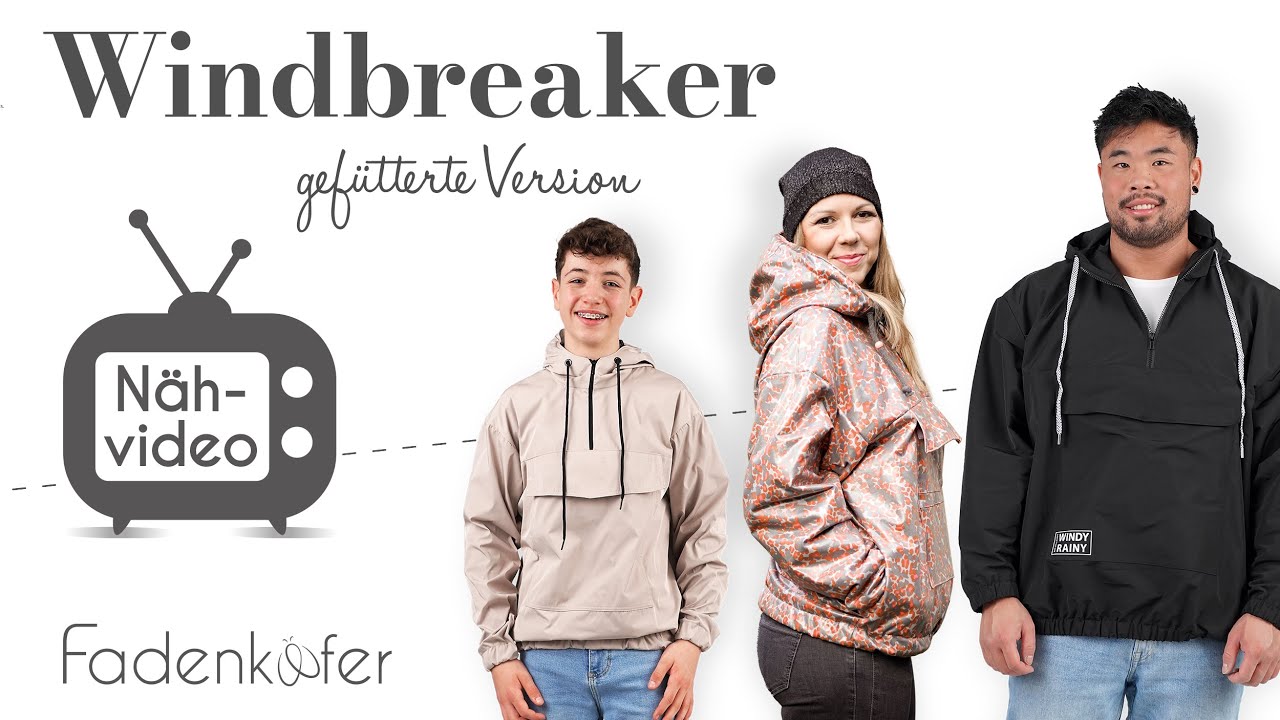 Der ultimative Windbreaker: So einfach kannst du ihn selbst nähen! (Version mit Innenfutter)