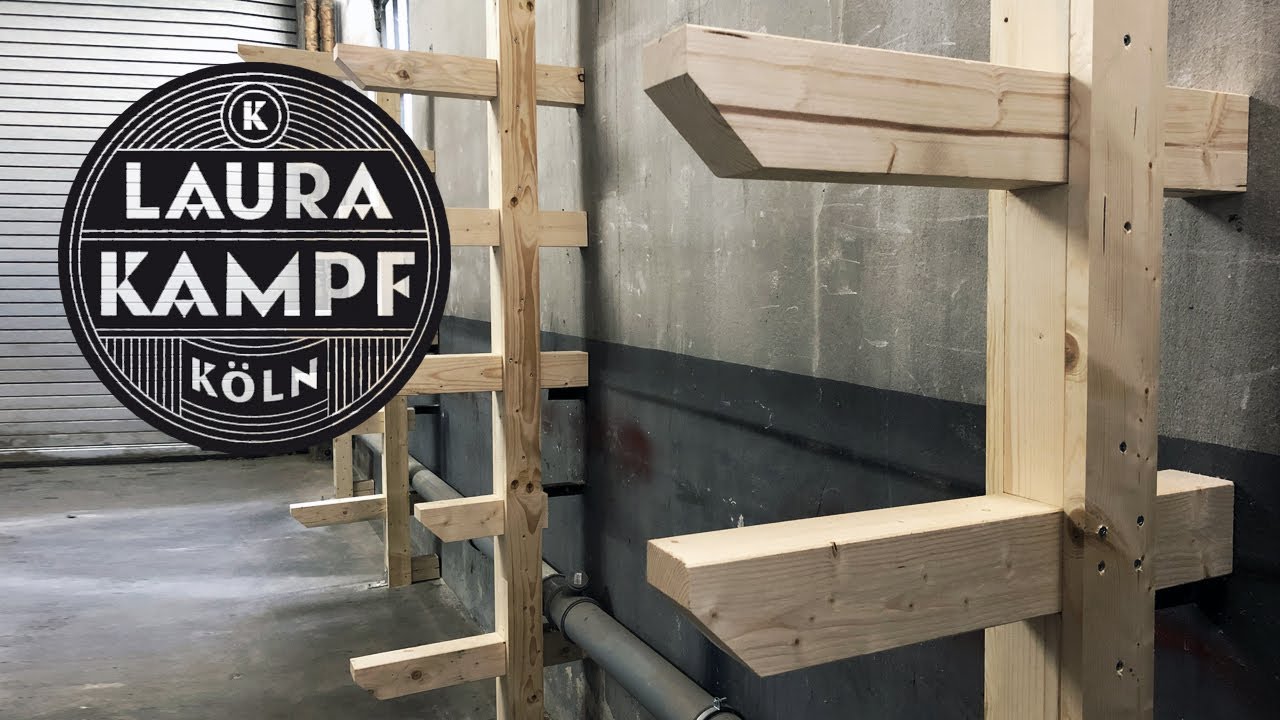 Heavy Duty Workshop Shelves / Lumber Rack