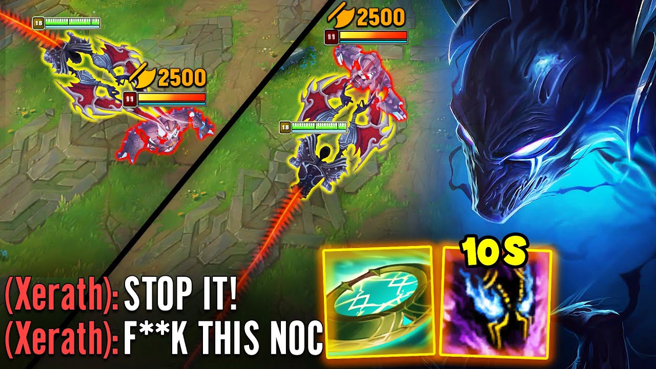 Nocturne but I spam R on the same Xerath the entire game... (HE WAS MALDING)