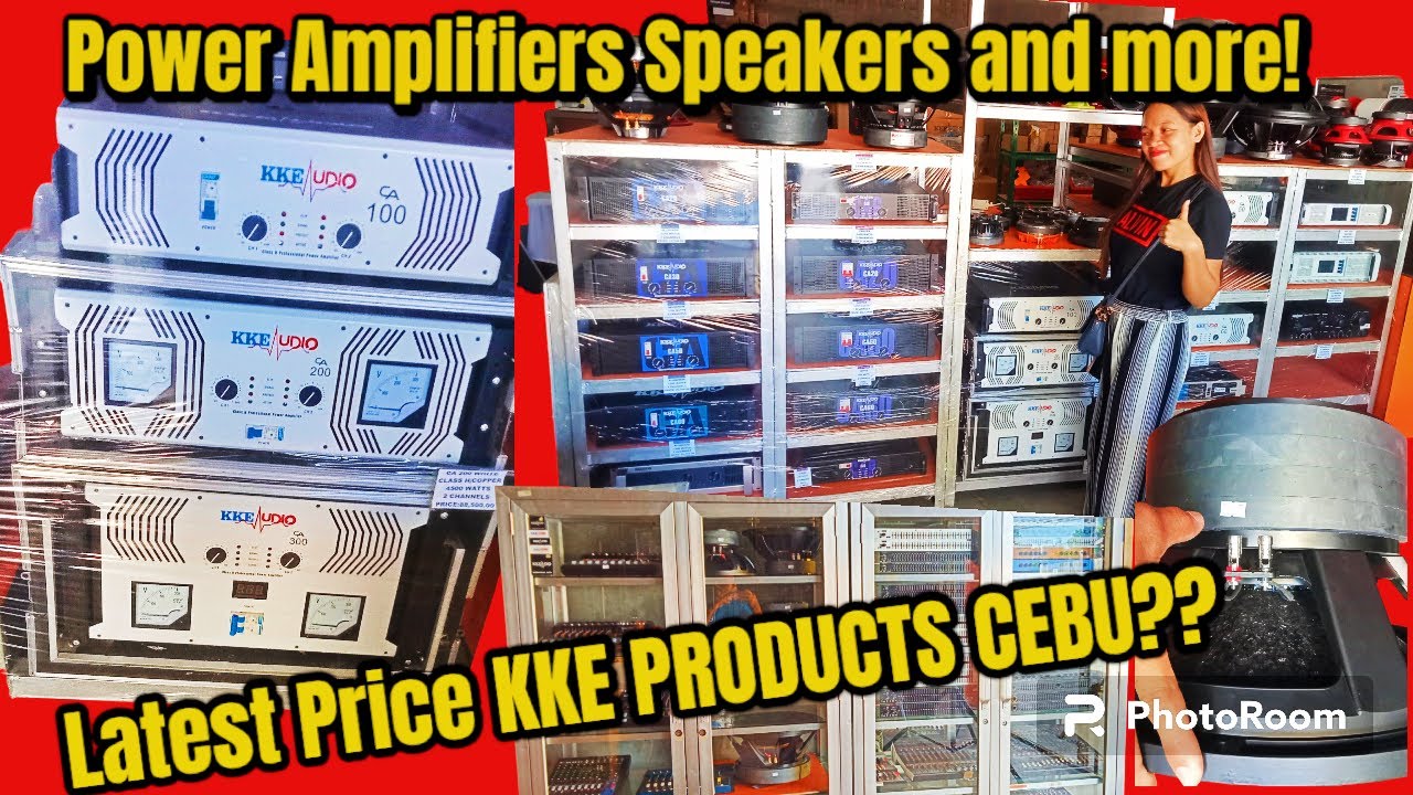 Pambato Ng Cebu KKE Audio Products! Power Amplifier Speakers Garantisado at pwersado bsta KKE Audio