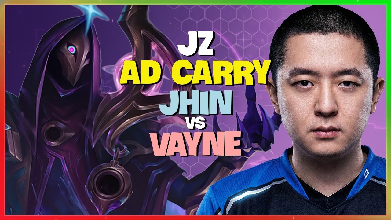 Challenger Jhin : This Dude is DEVASTATING the Enemy Vayne with his INSANE Damage