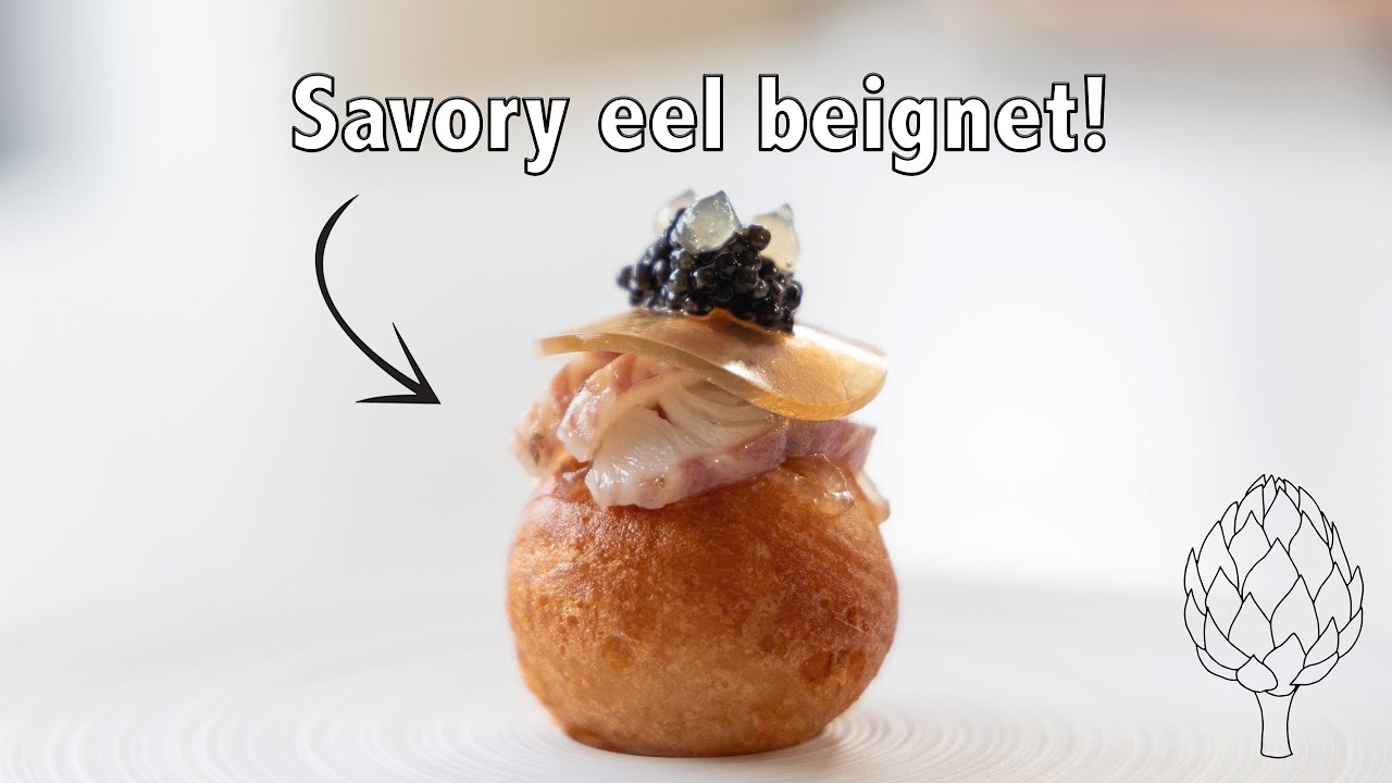Вкусные бенье с копченым угрем | Специальное рождественское меню!
