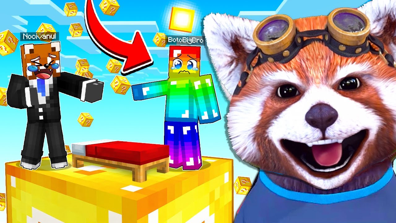 Boto ia Bataie de la Nocivanu pe Lucky Bedwars! *Mega Amuzant*