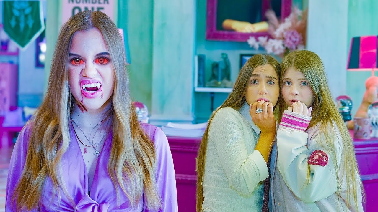 Diana, Miss Evelyn'ın Gizli Dolabını Buldu ! ⚰️🔮 Nastya Vampir Oldu ?! 🧛‍♀️ ROSE THORN Okulu