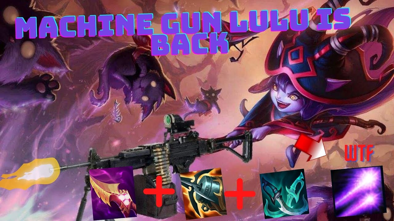 CUTE BUT DEADLY LULU MACHINE GUN IS BACK