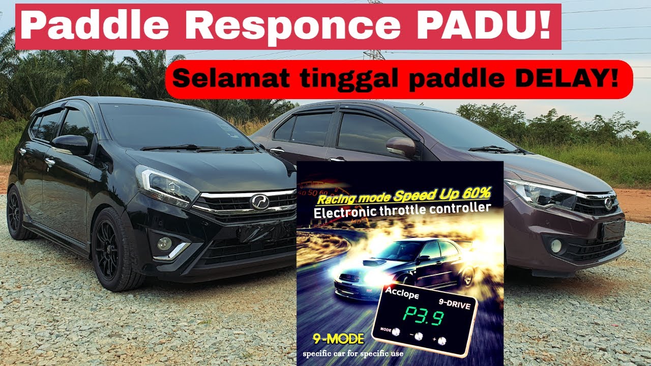 Throttle Controller dari Shopee! Axia Bezza Myvi paddle respond PADU! Throttle delay good bye!😎