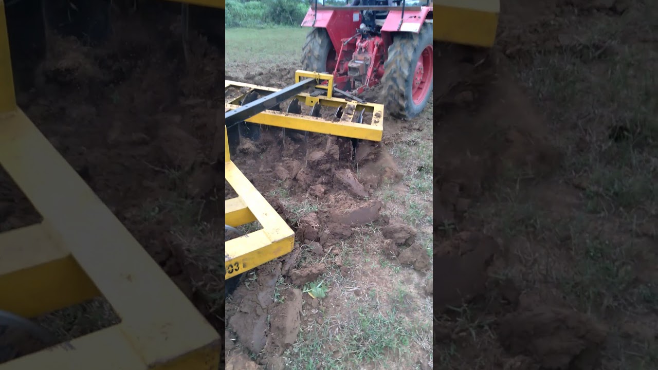 disc harrow latest technology robust quality for hard black soil.To purchase contact  9045659294