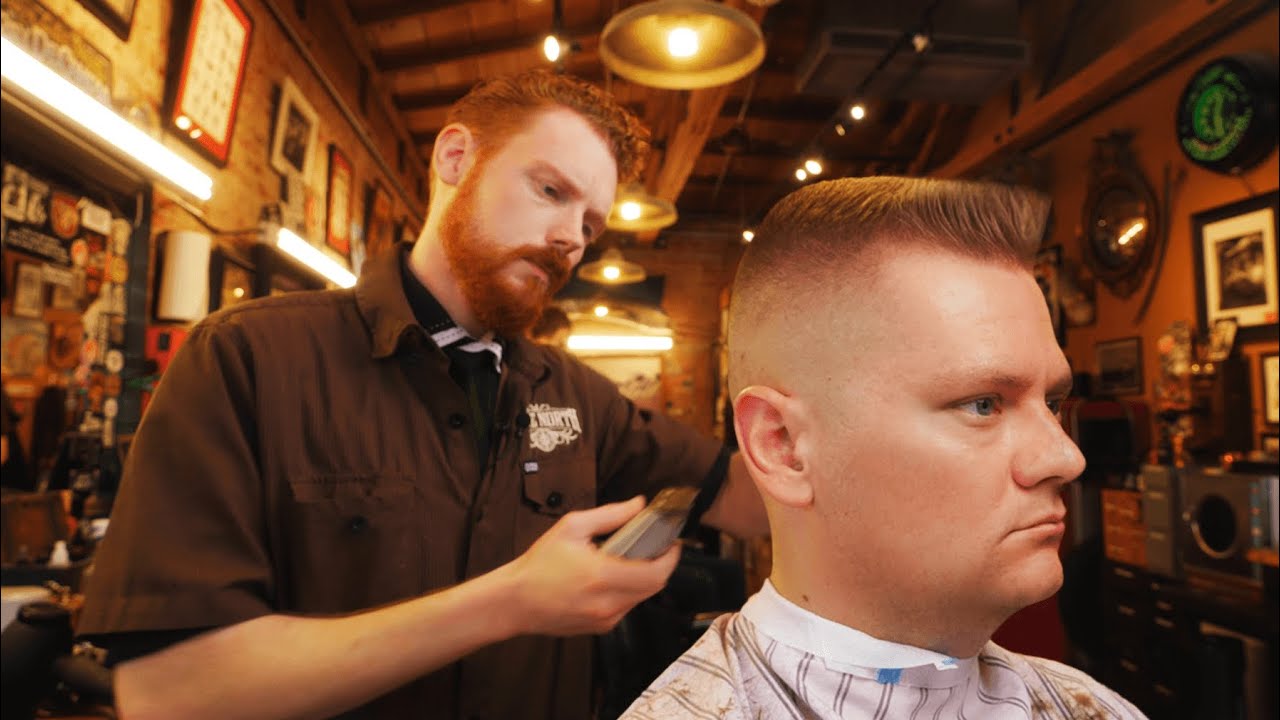 💈  High and Tight Modified Flat Top from Start to Finish | True North Barber Shop
