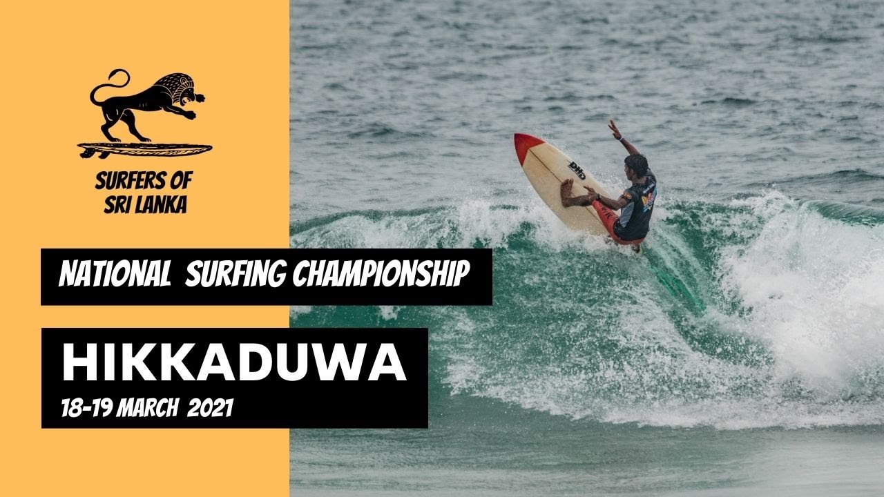 Sri Lanka National Surfing Championship 2021 - stop 1: Hikkaduwa