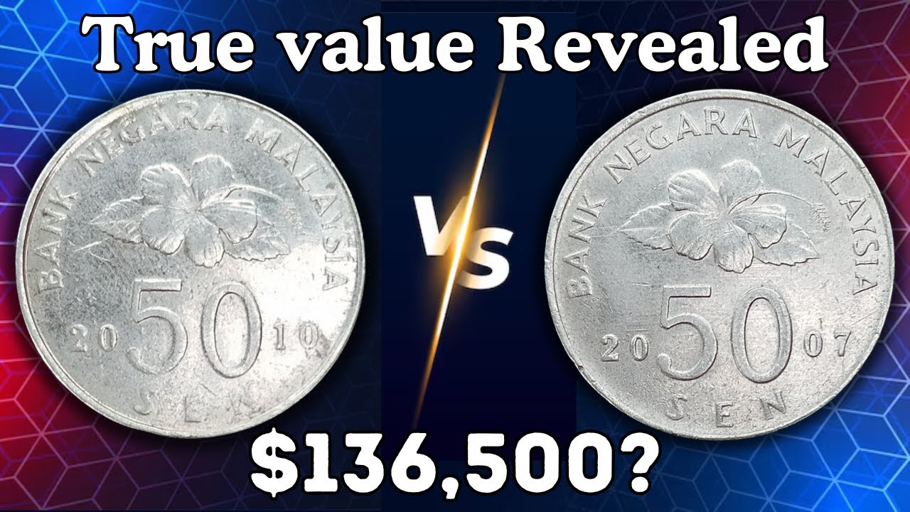 Malaysia 50 Sen 2007 vs 2010 &ndash; Real Coin Price 2025 Breakdown | Coin Spyder
