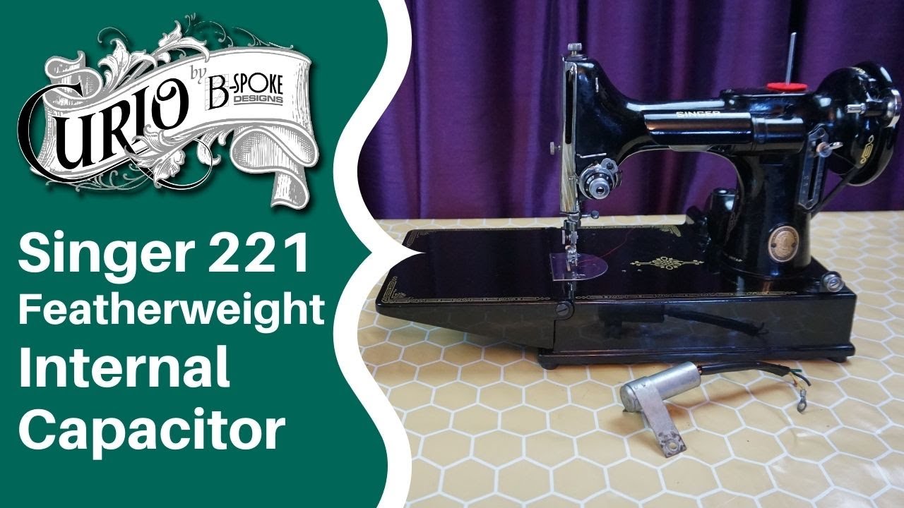 Singer Featherweight 221 - How to Remove the Internal Capacitor