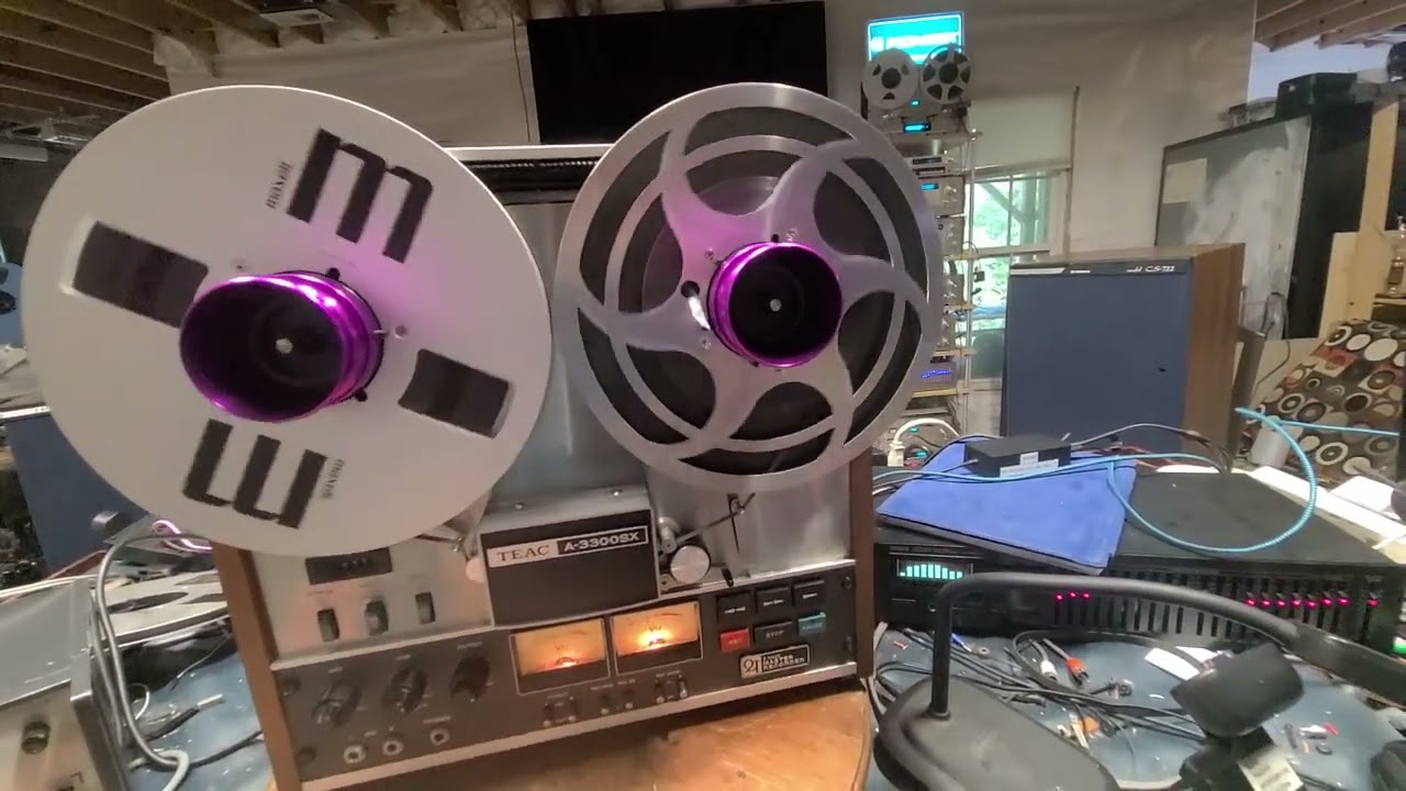 Robert's TEAC 3300SX-2T Reel to Reel Demo