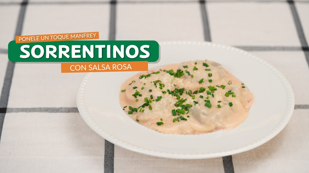 SORRENTINOS DE HONGOS CON SALSA ROSA