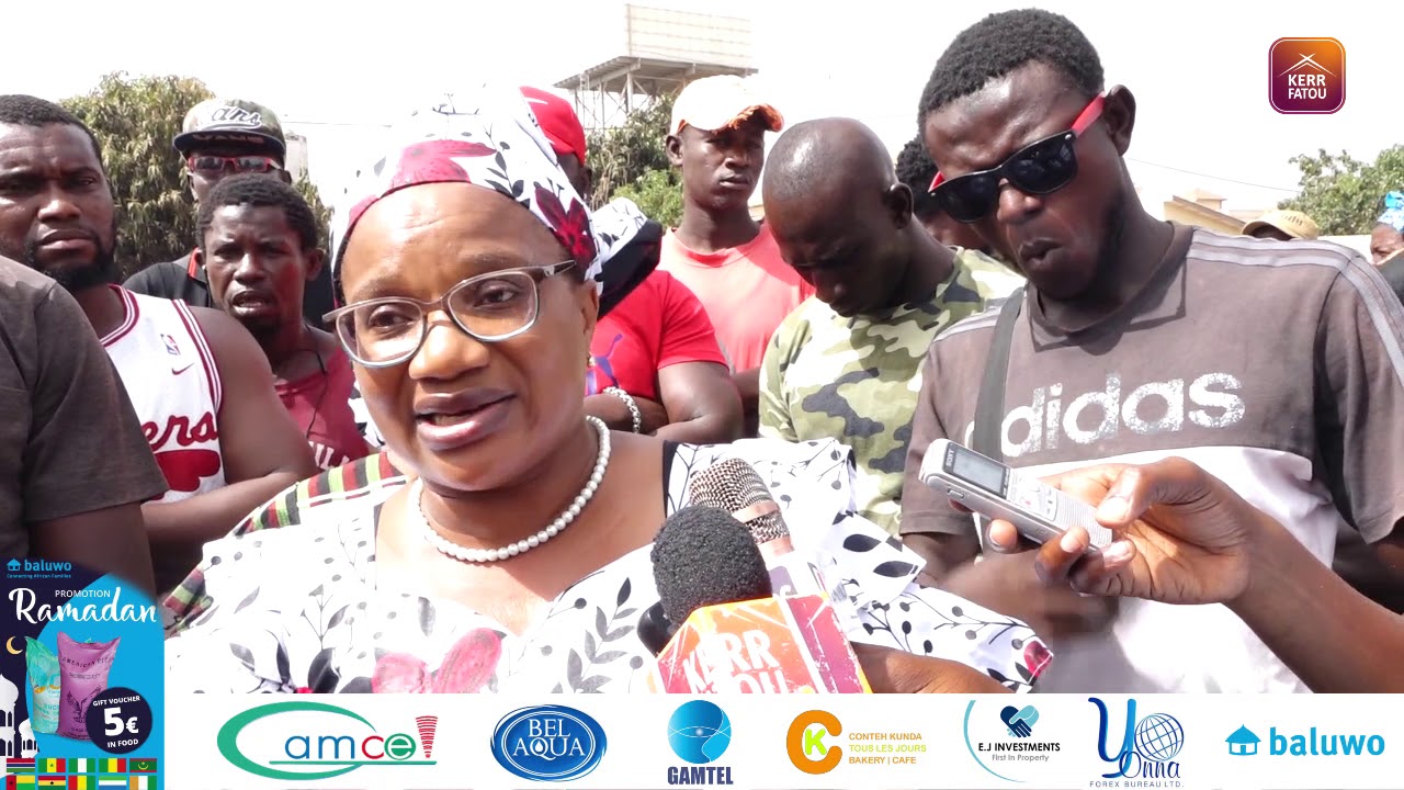 Fatou Jaw Manneh and CO. report  to Brusubi police station amid Sukuta-Salagi land dispute.