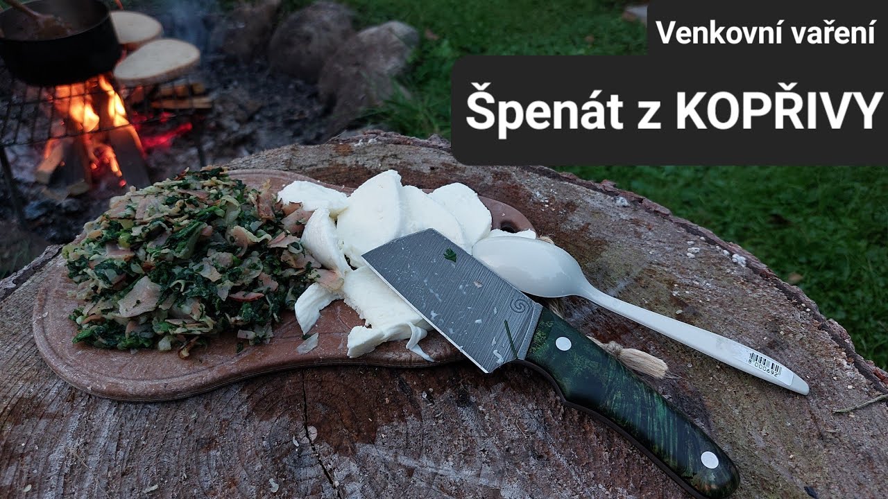 ŠPENÁT Z KOPŘIVY / Venkovní vaření / outdoor cooking / vaření v přírodě