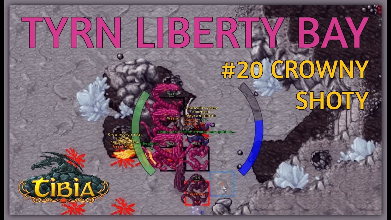 #20 Tyrn Liberty Bay | Crowny Shoty | Tibia Damora