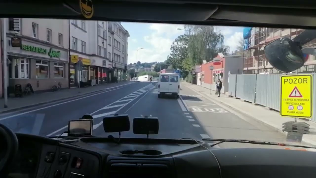 POV Driving Mercedes Atego 816 - Czech Republic