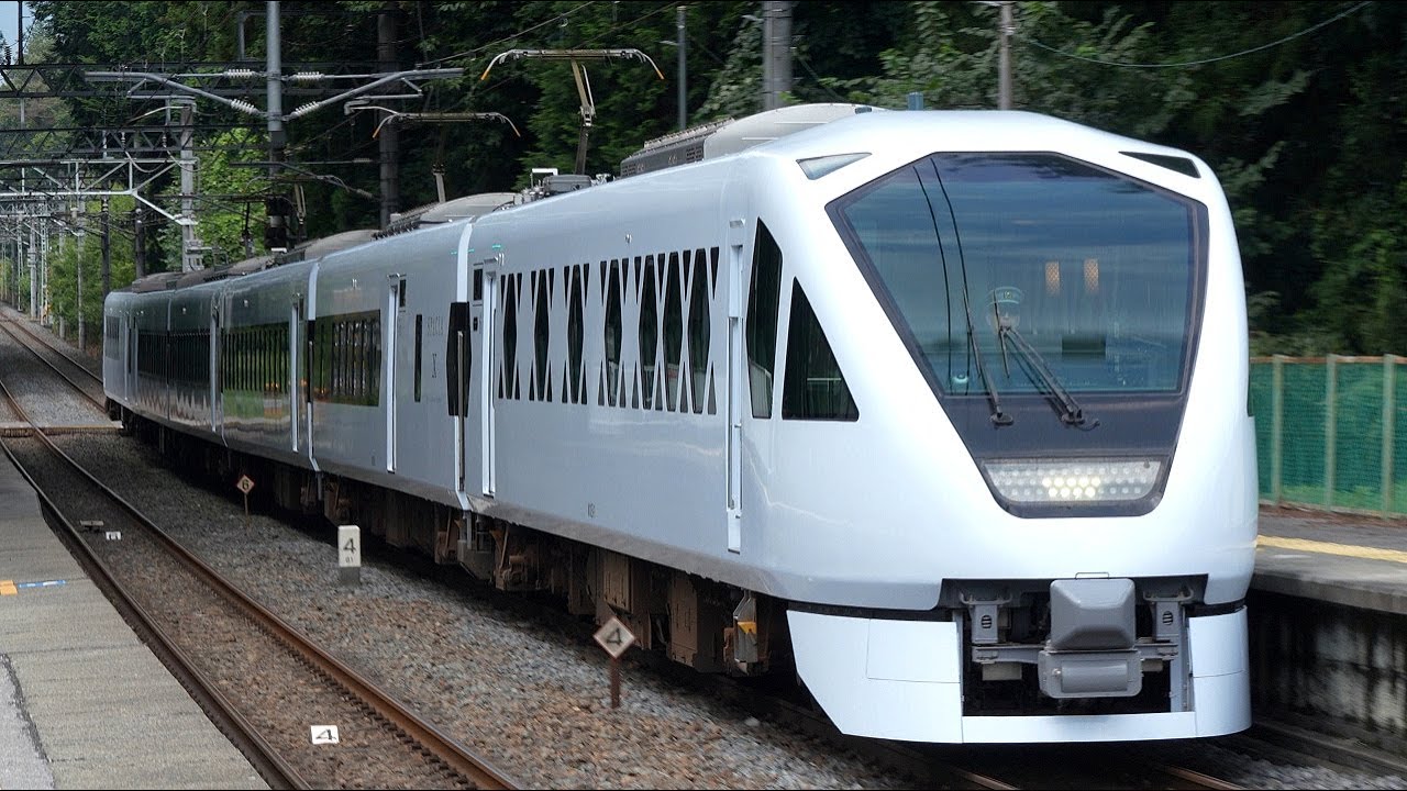 【4K60P】東武N100系電車「特急スペーシアX」、東武500系電車、東武100系電車、JR253系1000番台、東武20400型電車 到着・発車・通過シーン集 東武日光線 明神駅にて 2024.8
