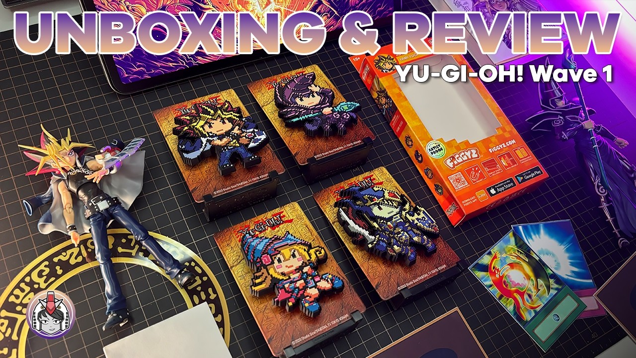 Your new Pixel Art Collectibles! 🤩 | Yu-Gi-Oh-! Figgyz Wave 1| Unboxing | ASMR | Yu-Gi-Oh!