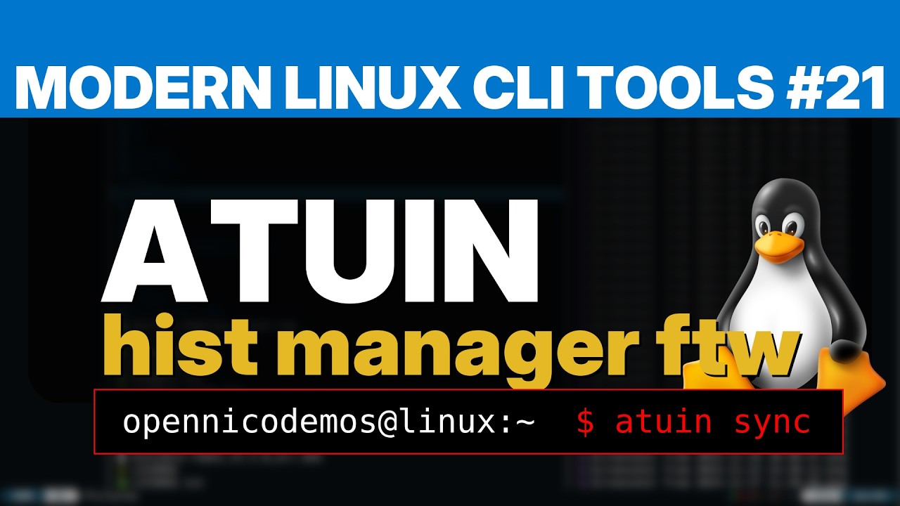 Современные инструменты командной строки Linux №21: ATUIN &mdash; Поиск и синхронизация истории оболочки