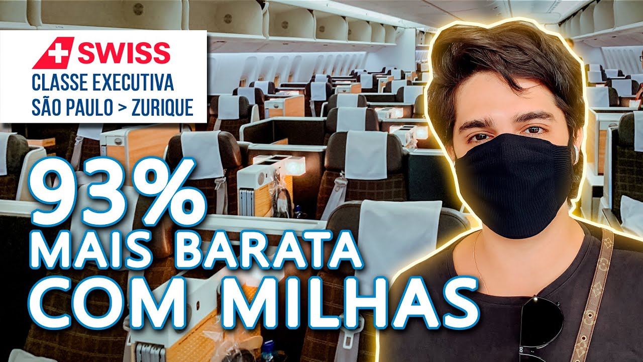 Como é voar na Executiva da Swiss de São Paulo à Zurique - Não é caro viajar com milhas