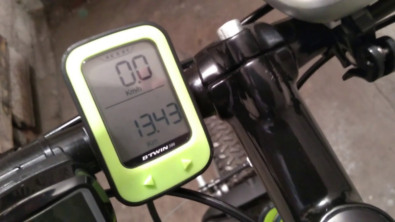 Bezprzewodowy licznik rowerowy B'TWIN 500 #68