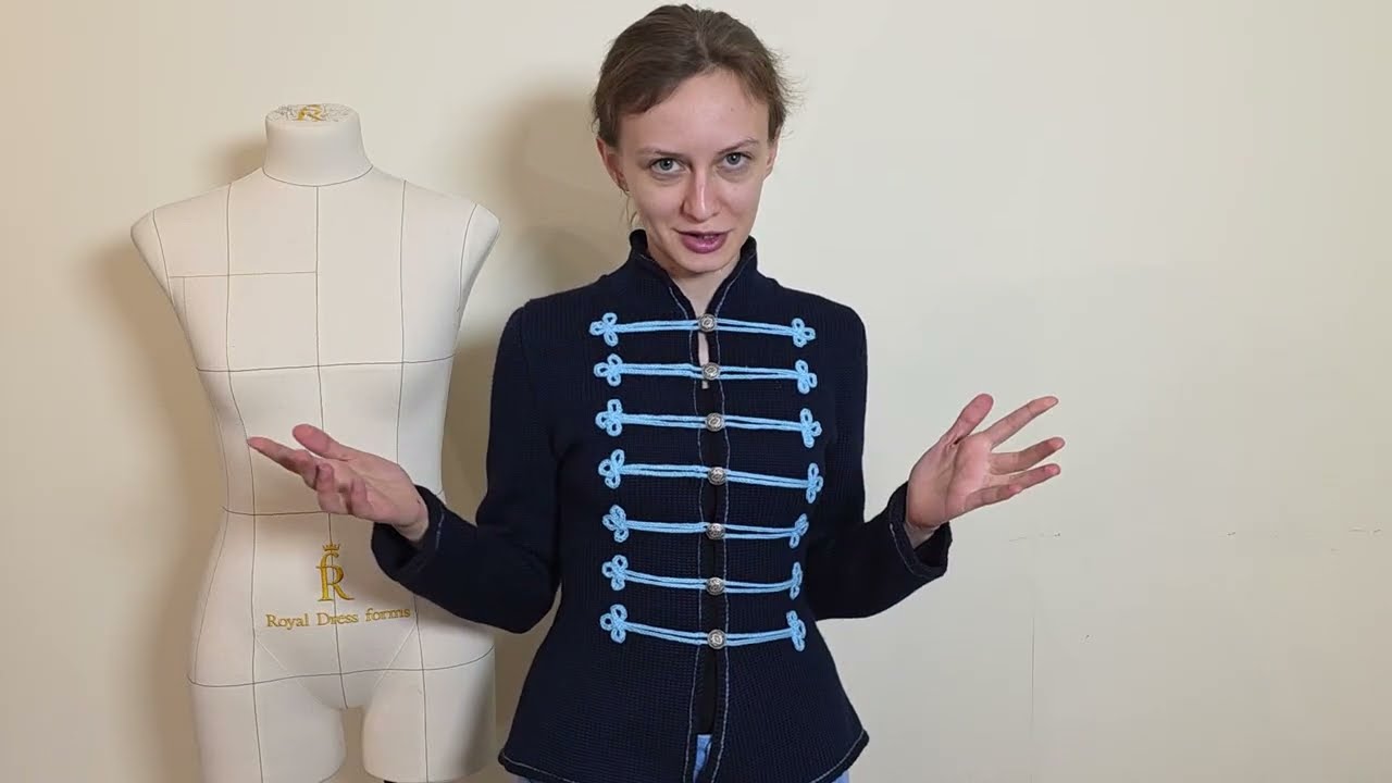 Трендовый гусарский китель, но только вязаный!