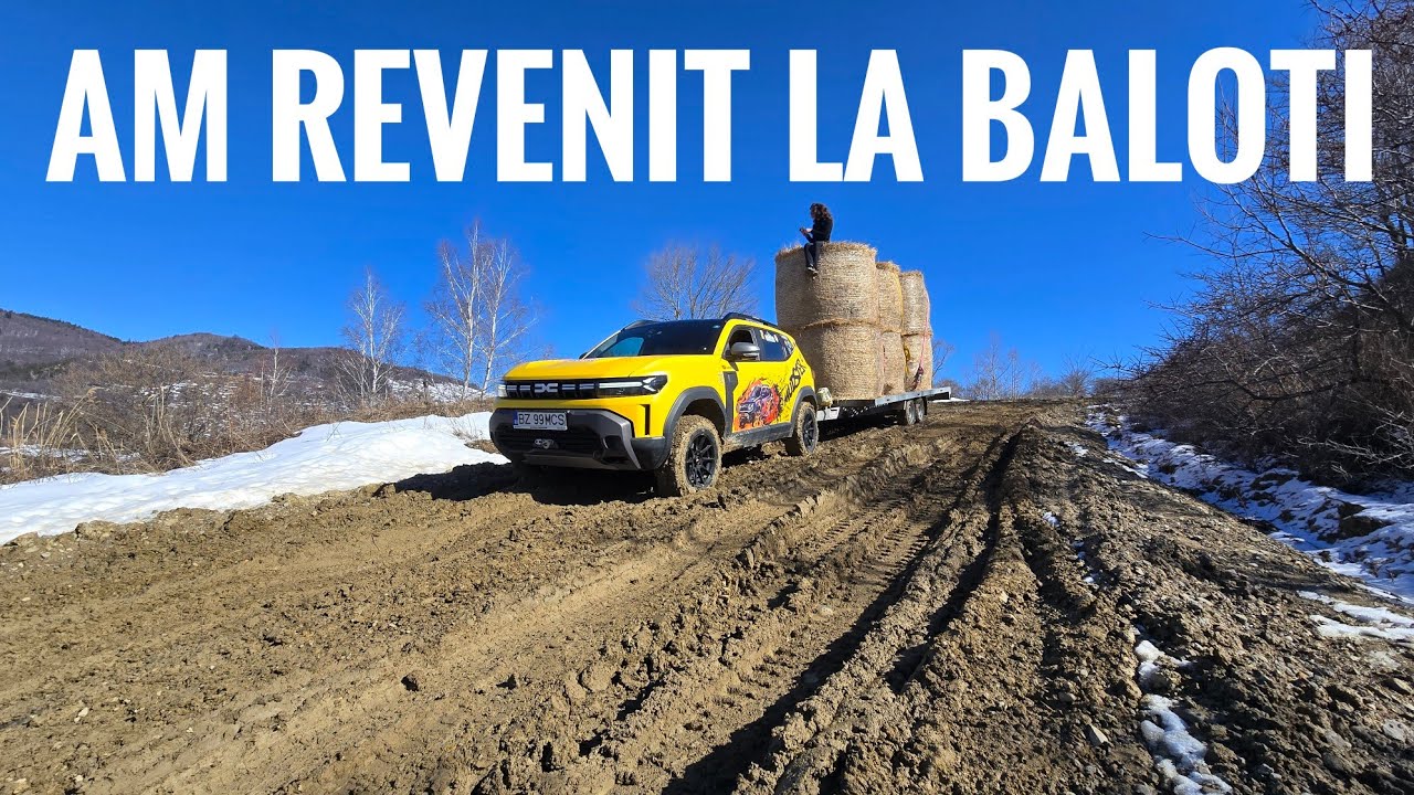 🆘️Cu baloți pe urme de camioane🆘️Primul test după Africa-NordKapp🥶🫎Dusterul MCS la Bisoca🚖