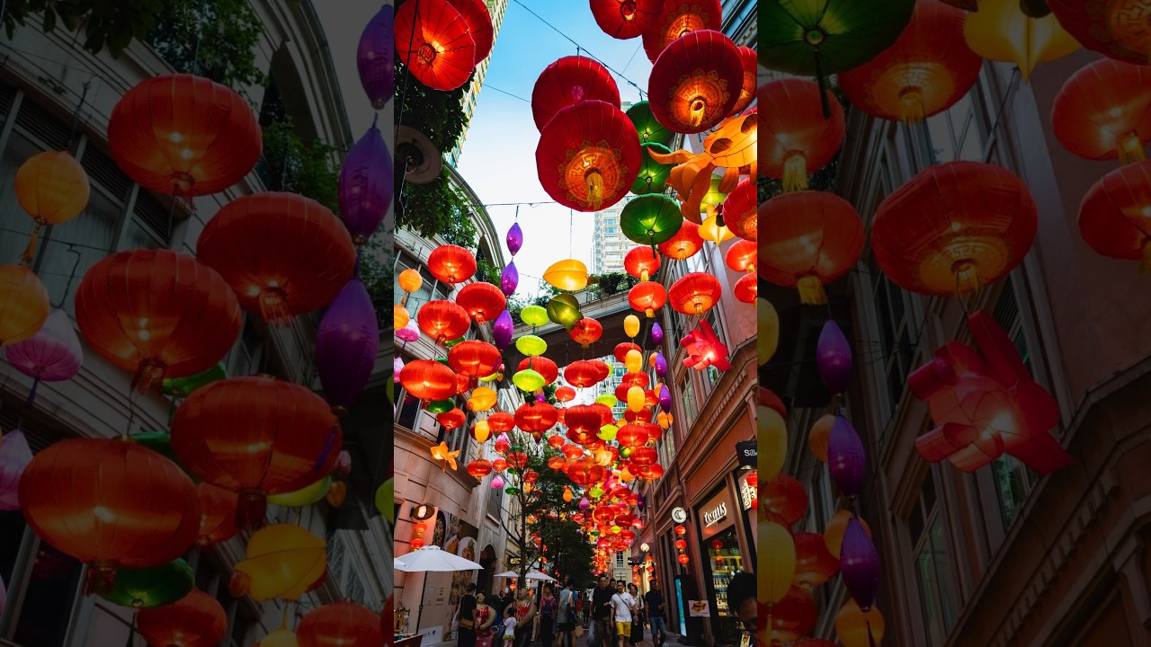 中秋限定 利東街Lee Tung Street, Hong Kong (Lantern Festival) #photospot #photography #travel #lantern