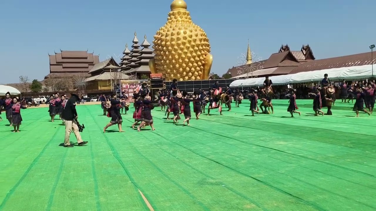 การแข่งขันกลองยาวประยุกต์ ณ วัดวังน้ำเย็นทีมที่1ทีมเสือโก้กสะออน 