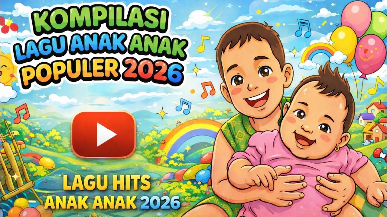 ​🎈 LAGU ANAK TERPOPULER 2026! (Kompilasi Hits) - Nursery Rhymes Indonesia