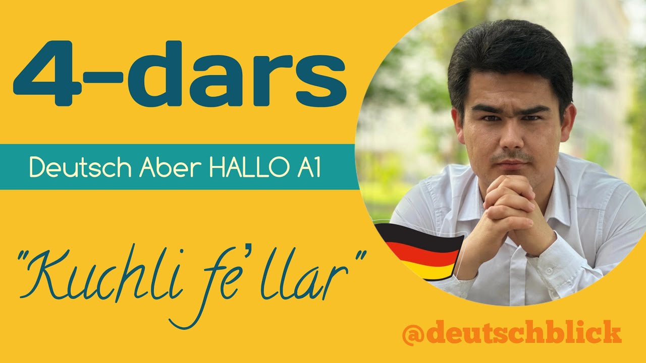 4-DARS: Nemis tilida KUCHLI FE'LLAR #nemistili #grammatika