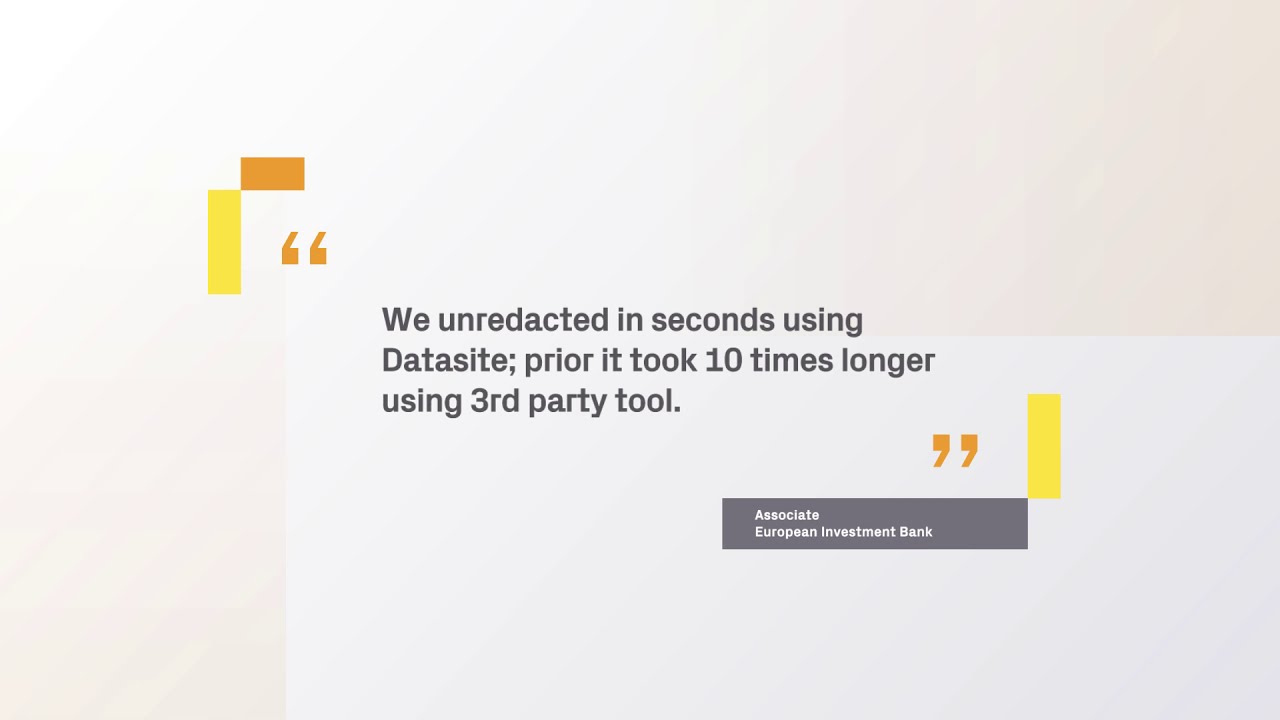 About Datasite Redaction AI
