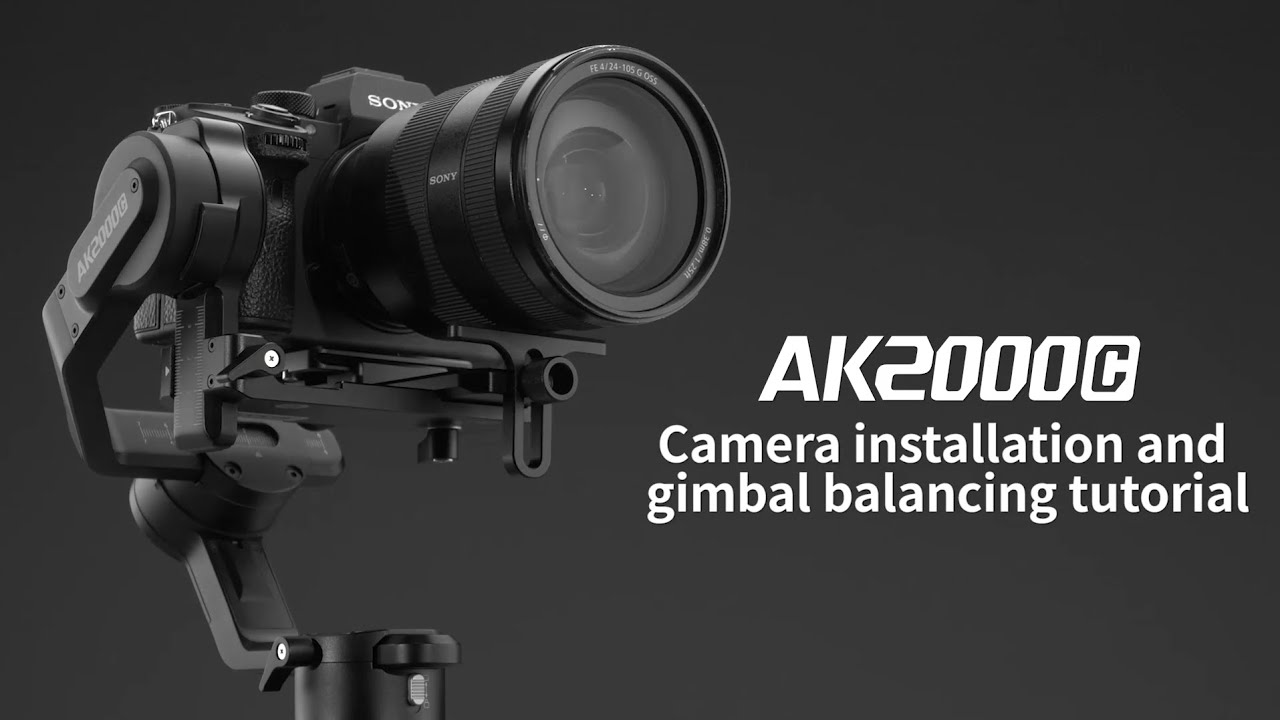 Учебное пособие по AK2000C, часть 2 | Установка камеры и балансировка подвеса