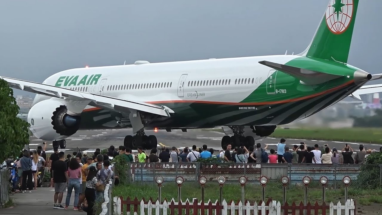 飛機起降特寫 飛機巷15min｜臺北松山機場 Plane Spotting TSA/RCSS