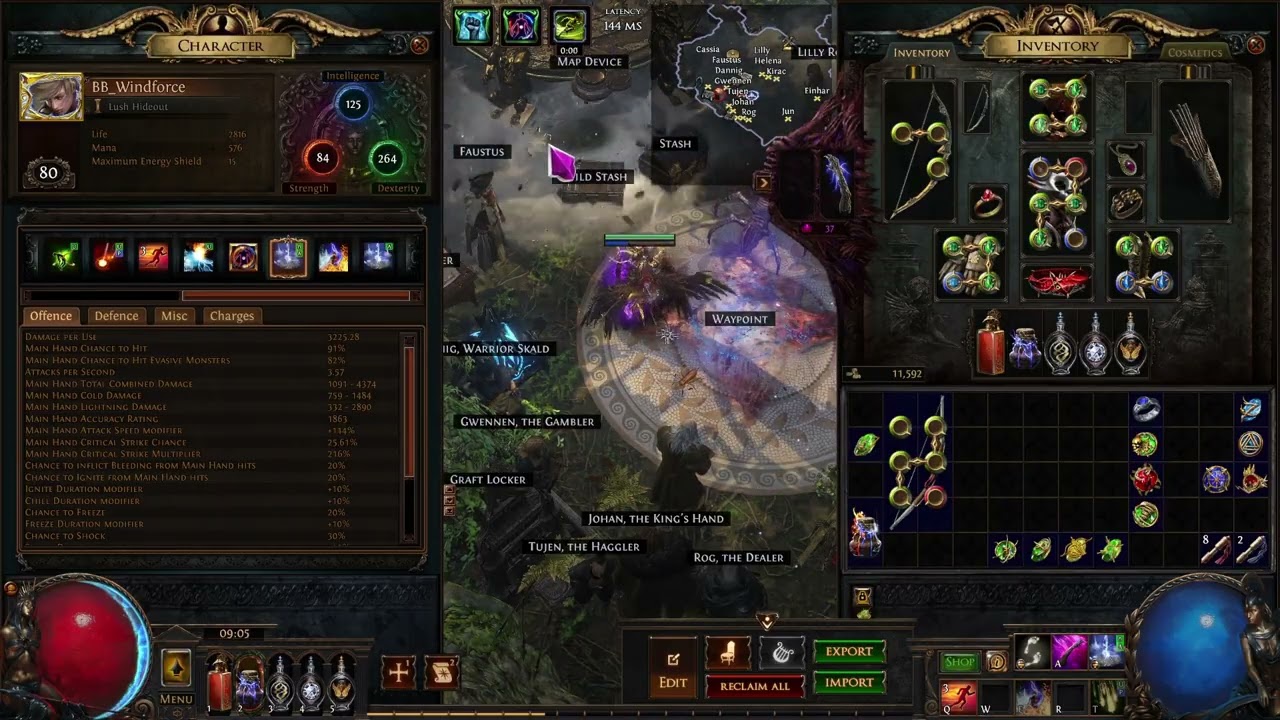 POE 天雷暴雨  疊層速度 Thunderstorm stack speed