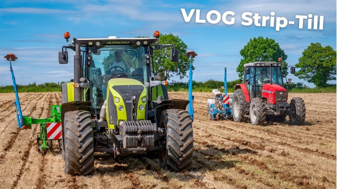 VLOG - JE DECOUVRE LE SEMIS DE MAÏS EN STRIP-TILL DANS CETTE FERME