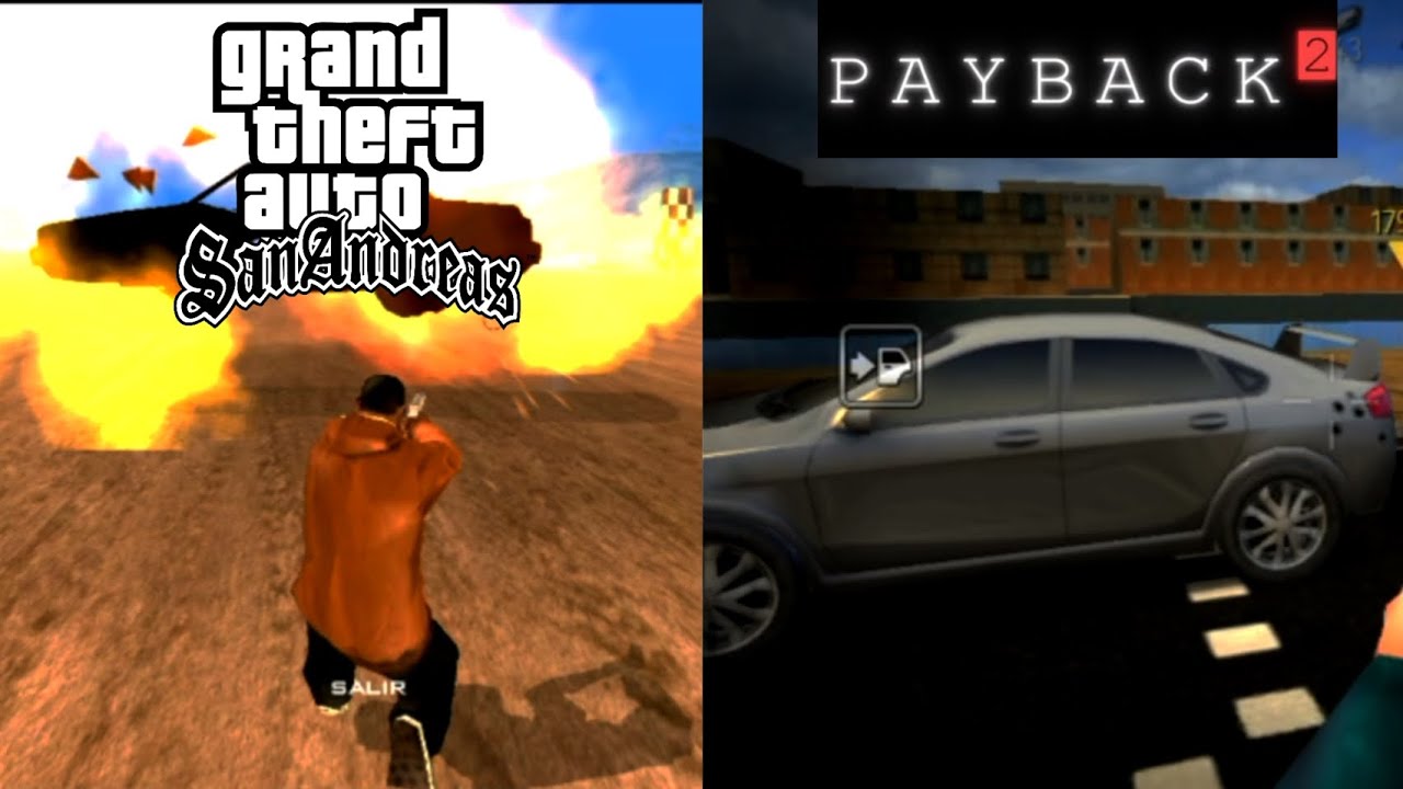 GTA San Andreas Android v.s Payback 2 (Parte 2)| Especial 600 suscriptores| Fernan9G7YT.