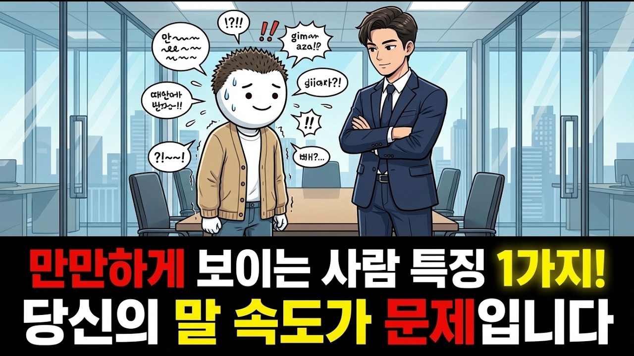 만만한 사람들의 공통점 딱 1가지, 이것만 바꾸면 무시 안당합니다