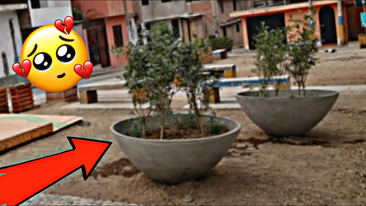 ✅MACETA GIGANTE/ MEDIA LUNA  / COMO hacer MACETAS de CEMENTO FACIL y RAPIDO/vaso de cimento/ POTS