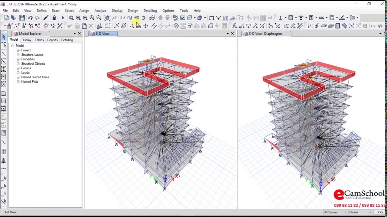 How to learn etabs 2016 Lesson 36