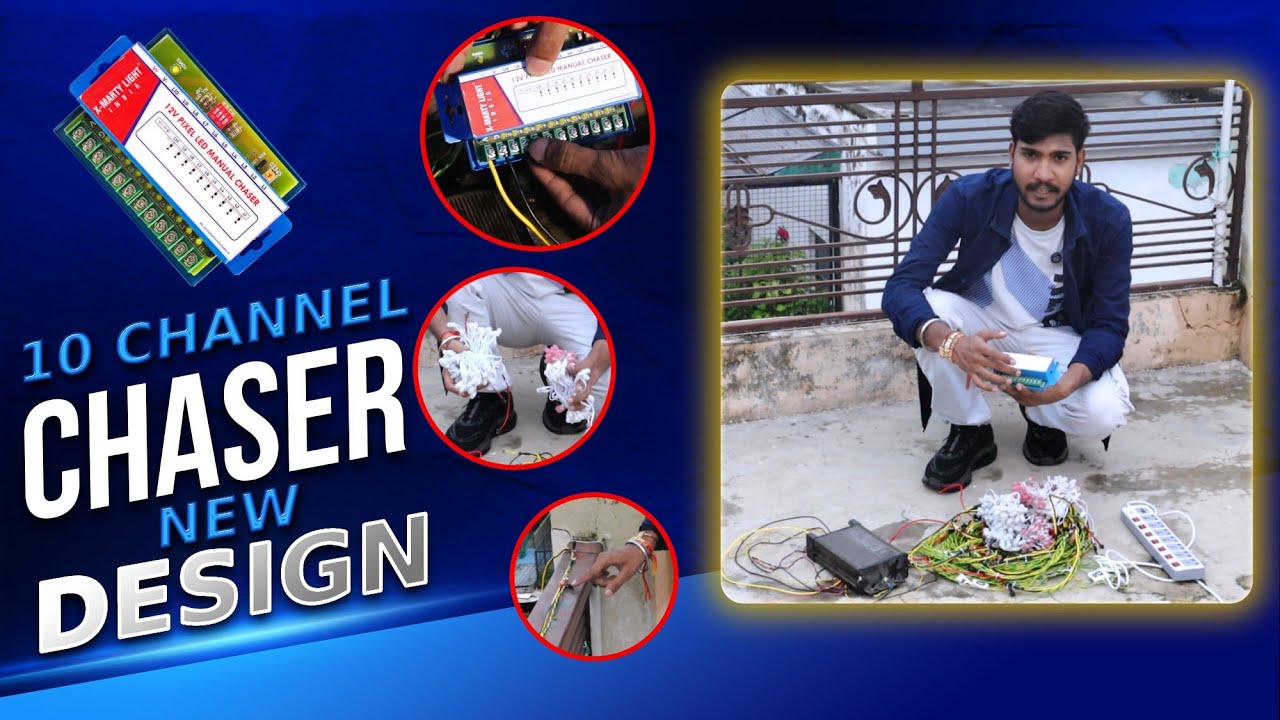 10 Port Single Colour 12V Chasher |WOW 😳 New Design Smd Pixel|Dilwali  Celebration 🎉