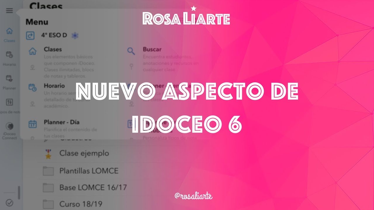 Nueva interfaz de iDoceo 6