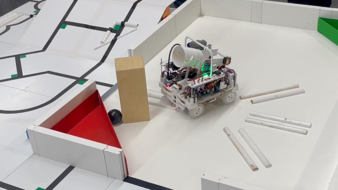 RoboCup Junior 2025 Line - 6th run Team BioBrause | german championship