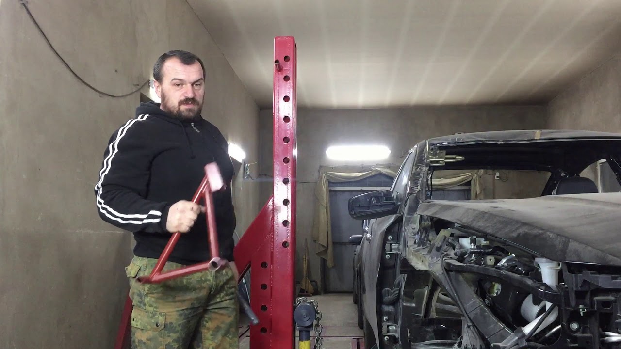 Напольний стапель своїми руками ---- Гусак (Приспособа для тяги вверх)