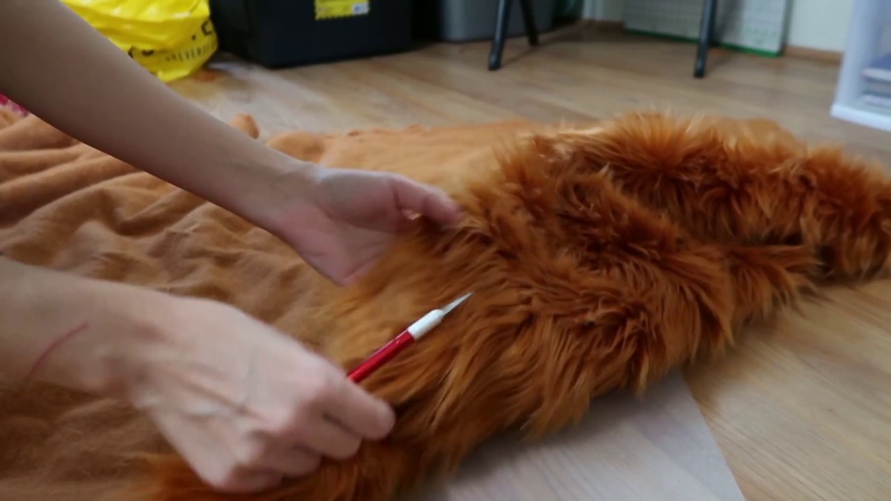 How I made a wolf tail for Holo cosplay | Tutorial